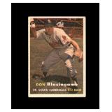 1957 Topps #47 Don Blasingame VG to VG-EX+