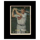1957 Topps #65 Wally Moon VG to VG-EX+