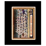 1957 Topps #114 Milwaukee Braves TC VG to VG-EX+