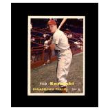 1957 Topps #27 Ted Kazanski EX to EX-MT+
