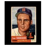 1953 Topps #49 Faye Throneberry P/F to GD+