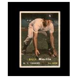 1957 Topps #62 Billy Martin EX to EX-MT+