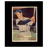 1957 Topps #342 Gene Mauch VG to VG-EX+