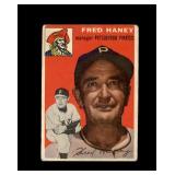 1954 Topps #75 Fred Haney P/F to GD+
