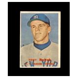 1957 Topps #312 Tony Kubek RC EX to EX-MT+