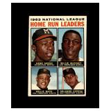 1964 Topps #9 Aaron/McCovey/Mays EX to EX-MT+