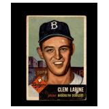 1953 Topps #14 Clem Labine P/F to GD+