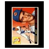 1955 Topps #101 Johnny Gray VG to VG-EX+