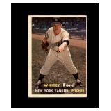 1957 Topps #25 Whitey Ford VG-EX to EX+
