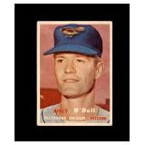 1957 Topps #316 Billy O'Dell VG to VG-EX+