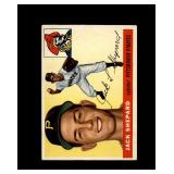 1955 Topps #73 Jack Shepard VG to VG-EX+