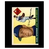 1955 Topps #90 Karl Spooner VG to VG-EX+
