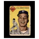 1954 Topps #166 Johnny Podres P/F to GD+