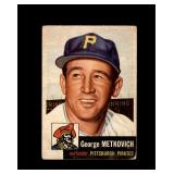1953 Topps #58 George Metkovich VG to VG-EX+