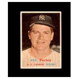 1957 Topps #264 Bob Turley EX to EX-MT+