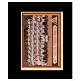 1957 Topps #243 St. Louis Cardinals TC EX