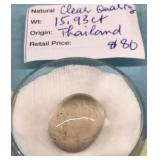 Large Clear Quartz 15.93ct