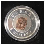 2014 Flower In Canada-Tulip $5 Fine Silver Coin
