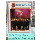 Complete1979 Star Trek Trading Card Set 1-88