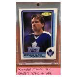 86/87 OPC Wendel Clark Rookie #149