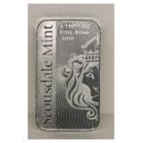 Scottsdale Mint 1oz. Fine Silver Bar
