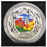 2019 Tulips $3 Fine Silver Coin