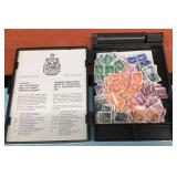 Canada Centennial Stamp Box w/ Vintage Stamps
