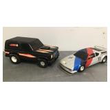 Vtg. Mattel's Lazer Blazer & Super Radio Tron BMW