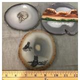 Decorated Agate Slices