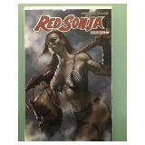 Red Sonja #8 cover by Parrillo