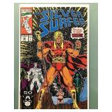 Silver Surfer #46,1991,re intro of A. Warlock