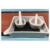 Vintage Coors Mortar and Pestle Set