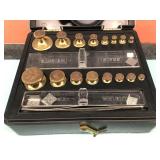 Vintage Brass Scale Weights