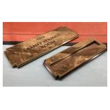 Banff Springs Hotel Brass Door Nameplates