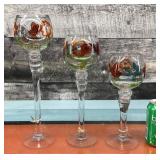 Decorated Goblets 10-14 inches
