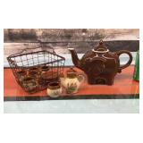 Elephant Teapot and Miniature Tea Set