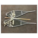 Vintage Aluminum Military Snowshoes