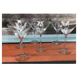 7.5' Martini Glasses (6)