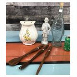 Glass, Ceramic, and Wooden Decor