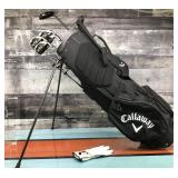 Callaway Golf Bag w/ Golf Clubs & Gloves