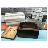 Wooden Storage Crates and Decor