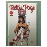 Bettie Page #4 cover by Linsner