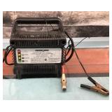 Automatic battery charger - turns on