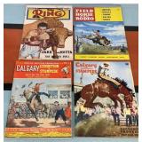 Vtg. Stampede programs & The Ring magazine