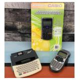 Label makers & new calculator