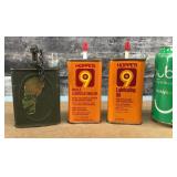 Vintage gun oil tins