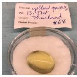 Yellow quartz 13.37ct