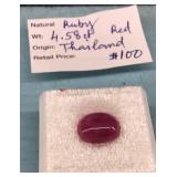 Ruby 4.58ct