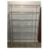 6-shelf wire rack 48x18x74ï¿½H