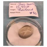 Clear quartz 15.93ct